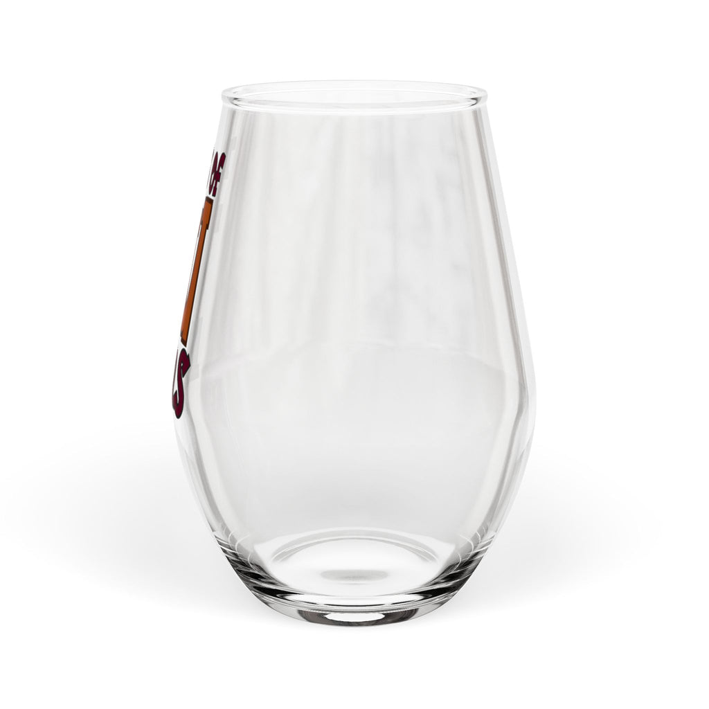 Stemless Wine Glass - 'Tears of TU Fans' - Perfect Gift for Game Day, College Friends, Holidays, Celebrations, Wine Lovers