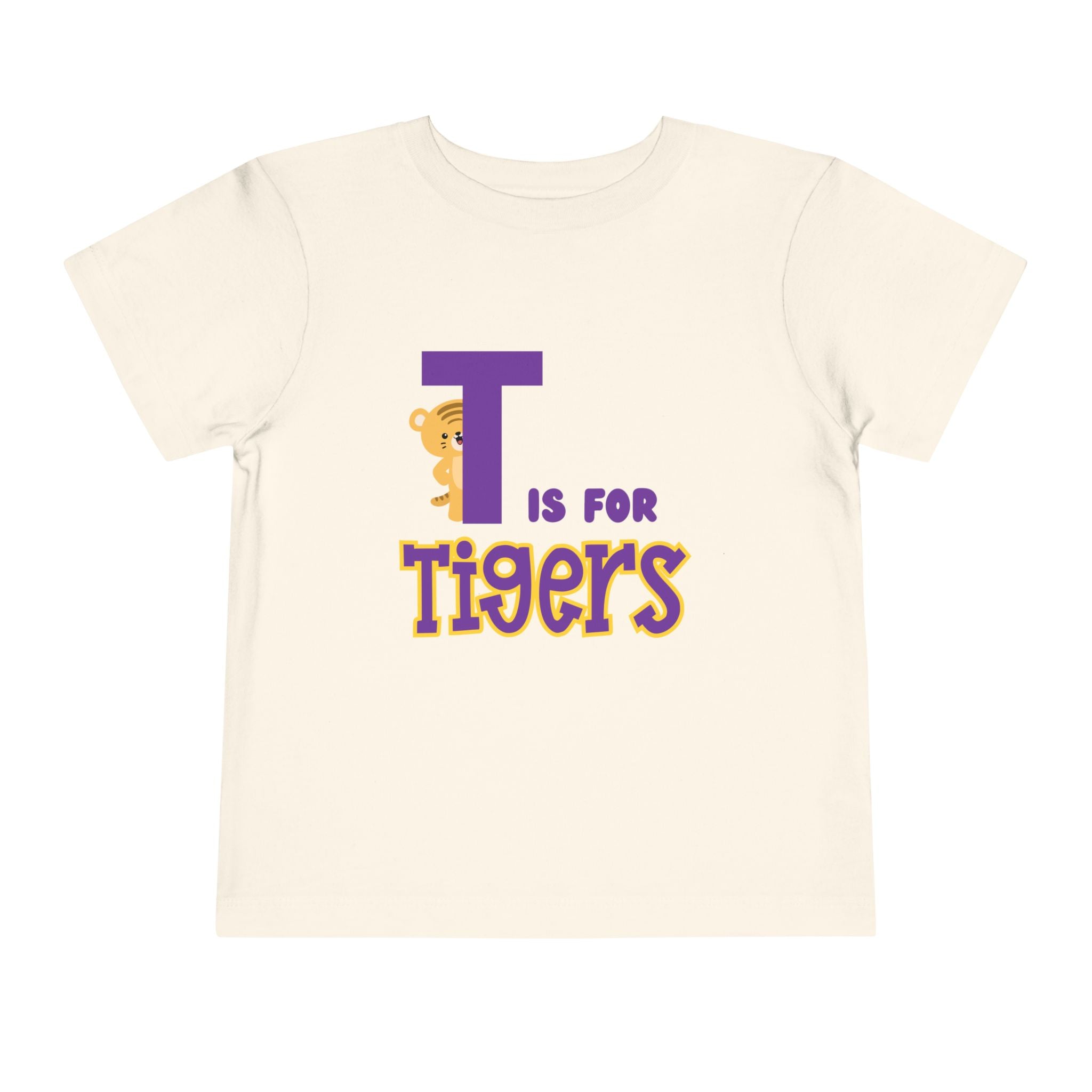 Toddler Gameday Tee - T is for Tigers, LSU Tigers Shirt, Tigers Toddler Shirt, LSU Tigers Kids Tee, LSU Tigers Fan Apparel